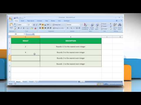 How to use the EVEN Function in Excel :Tutorial