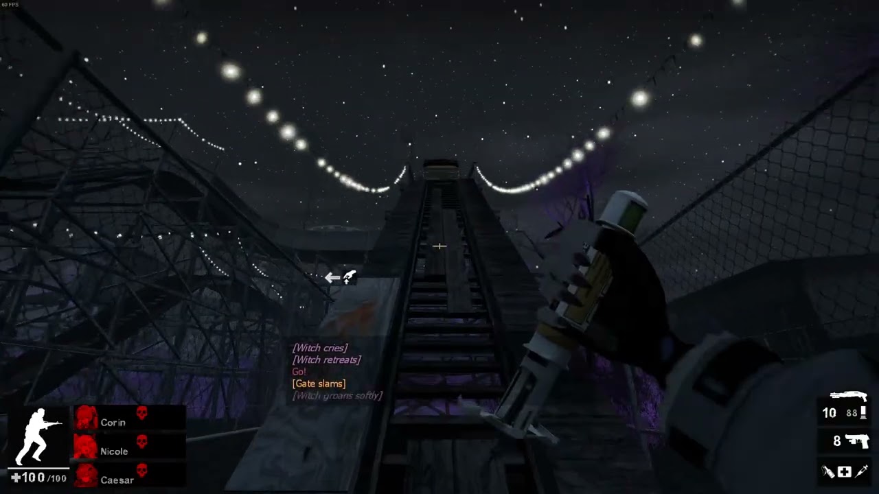 Left 4 Dead 2: Dark Carnival (Witch Hunt, Expert, singleplayer with smarter bots)