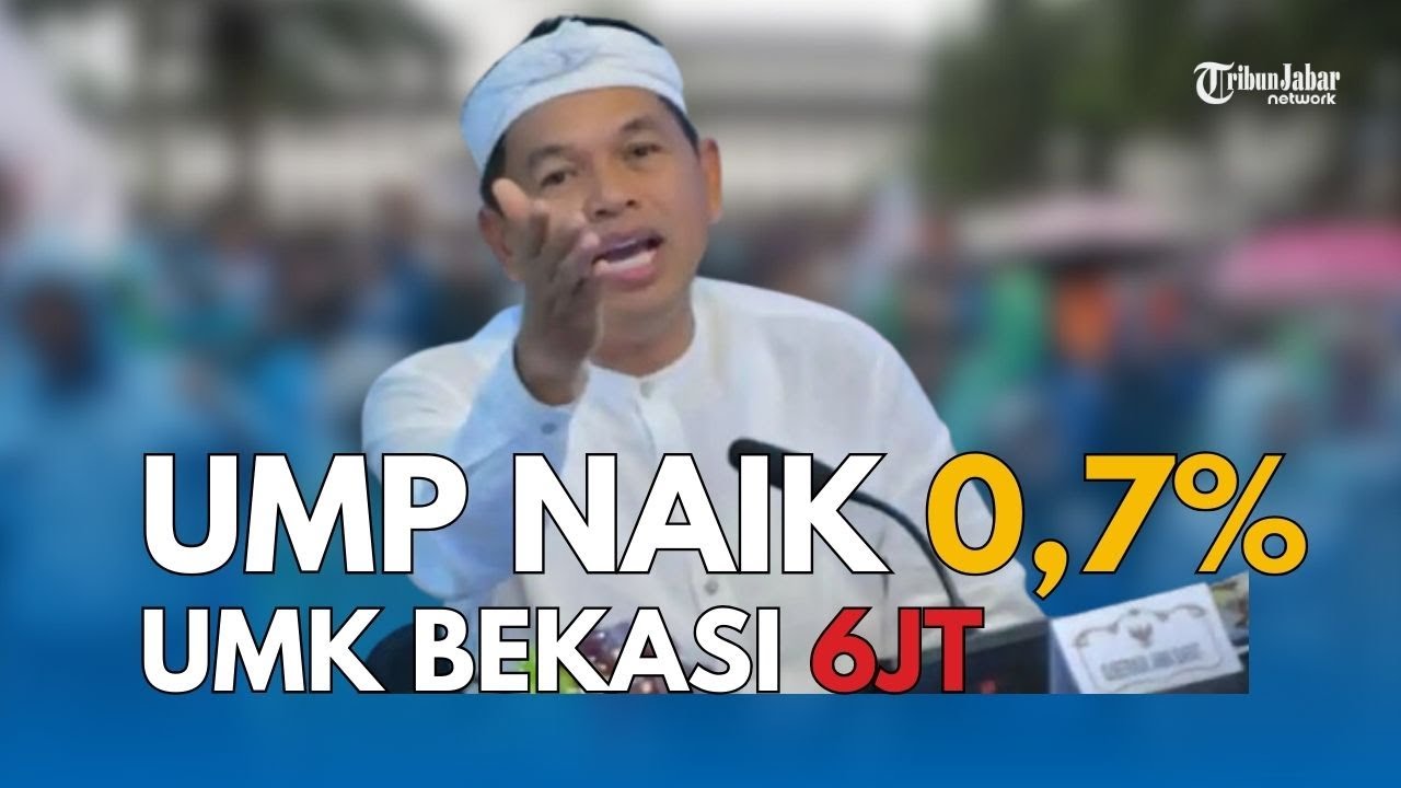 0,7%! UMP Jabar 2026 Naik, UMK Bekasi Hampir Rp6 Juta