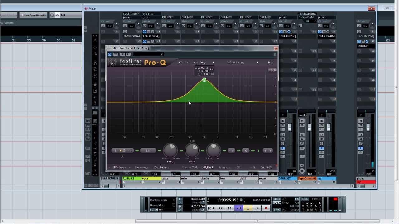 TUTORIAL 2   Equalizzatore   funzioni di base