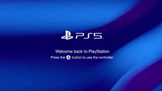 Ps5 boot screen concept