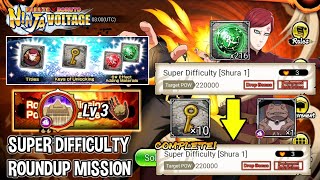 Super Difficulty Roundup Mission - Naruto Light & Gaara [Shura 1] | Naruto X Boruto Ninja Voltage screenshot 5