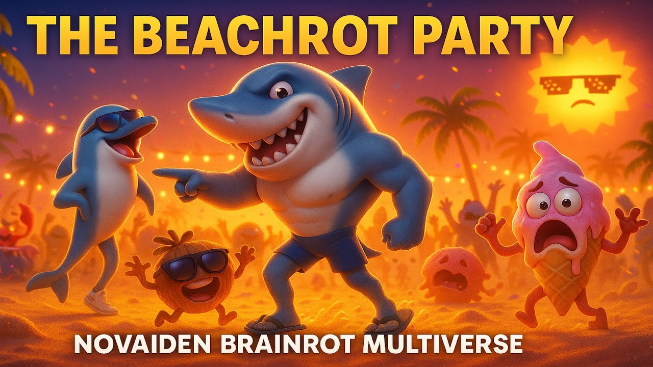 THE BEACHROT PARTY 🏖️💀 | Brainrot At The Beach | Novaiden Brainrot ...