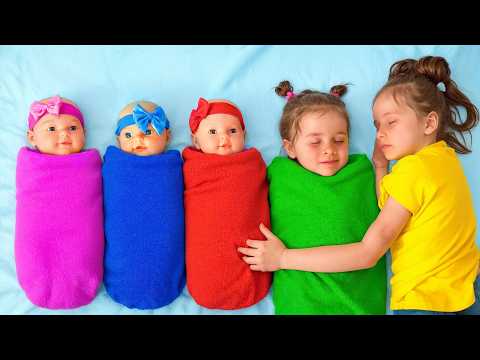 Baby Doll Nap Pretend Play - Mary and Mia's Little Daycare