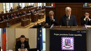 Projev Prezidenta Petra Pavla V Poslanecké Sněmovně 3.3.2026
