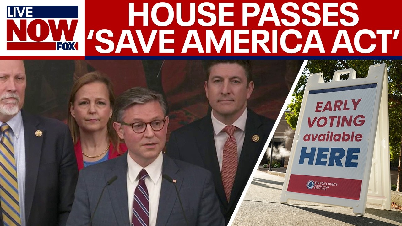 Johnson, GOP leadership speak after House passes Trump-backed voter ID bill