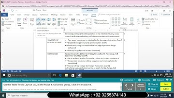Word 2A Simulation Training | Word 2A Simulation Training | 100% Grades