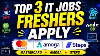 Mastercard Hiring Freshers🔥Software engineering jobs | Freshers