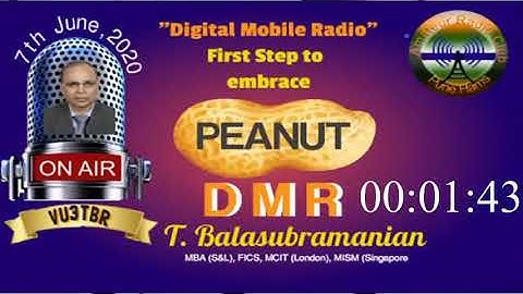 Presentation of Peanut software by VU3TBR Pune Hams  07 06 2020