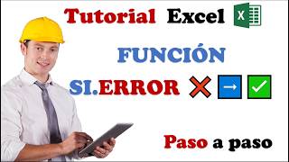 Cómo usar SI.ERROR en Excel ❌➡️✅ | Aprende paso a paso fácil 🚀