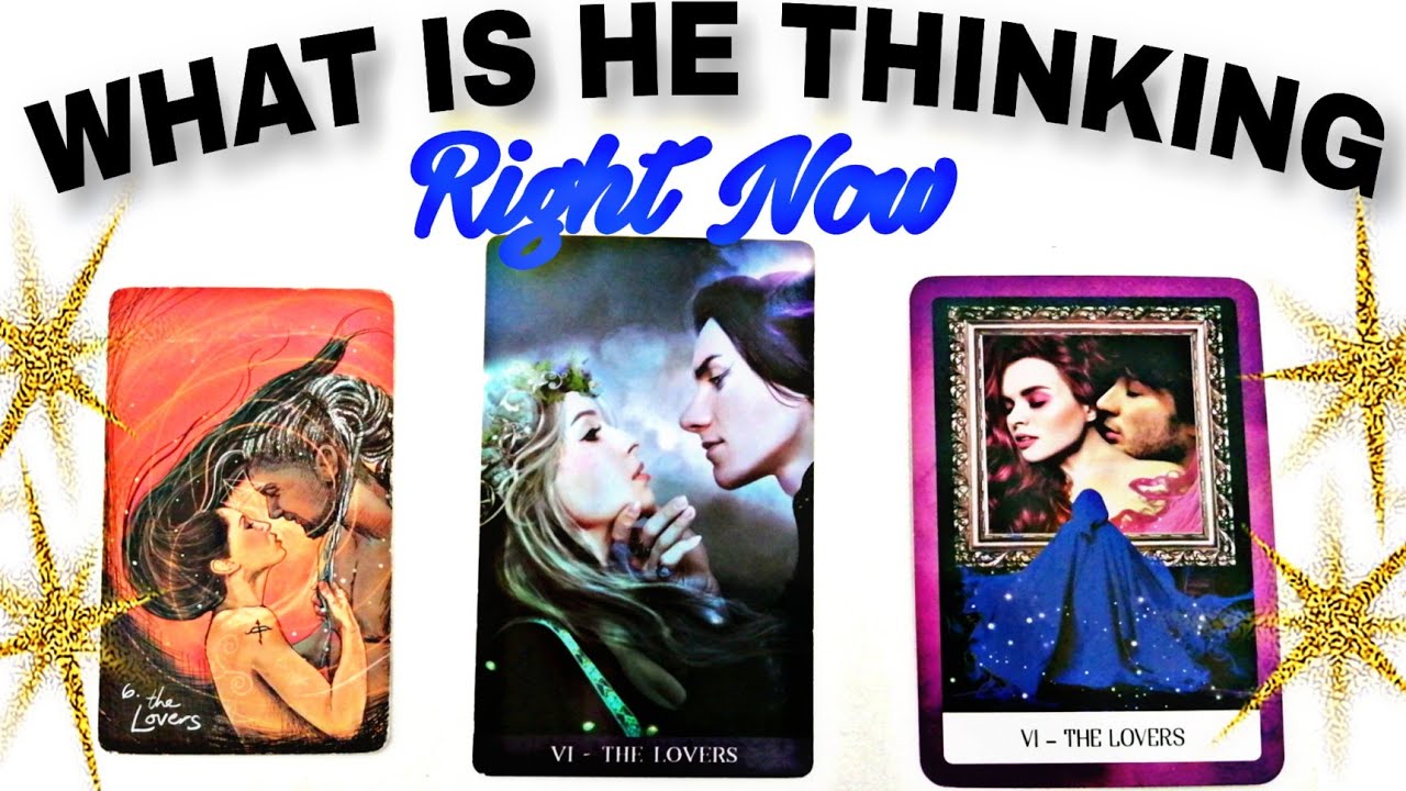 🤔WHAT IS HE THINKING RIGHT NOW🌺Pick a card tarot reading.