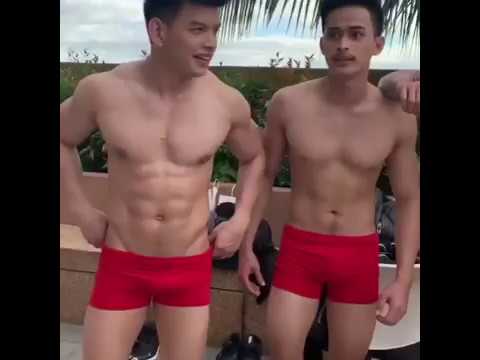 Nổ mắt vì các anh trai mặc quần sịp đỏ chót | trai đẹp mặc đồ lót