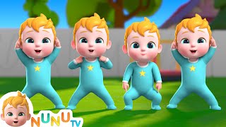 Head Shoulder Knees and Toes ( Preschool version ) | Nursery Rhymes & Kids Songs | NuNu Tv
