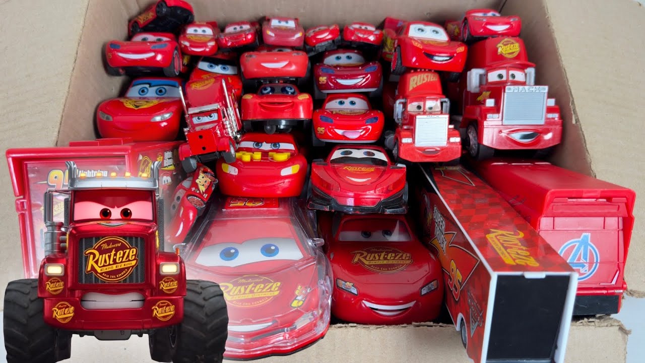 Disney Pixar Cars Unboxing Review | Full Lightning McQueen, Tow Mater, Doc Hudson, Sally, Mack