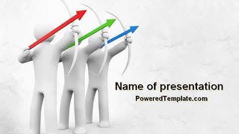 Archers PowerPoint Template by PoweredTemplate.com