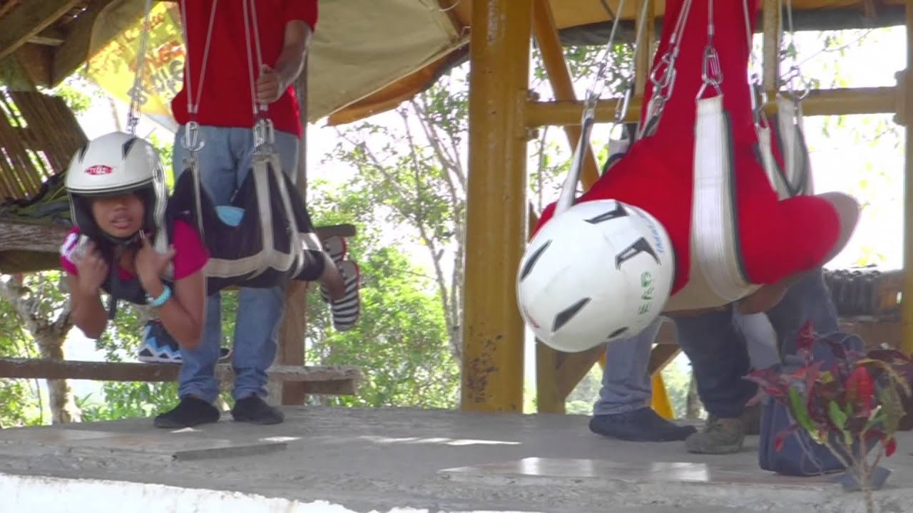 Zip line Loboc Eco Adventure Park - YouTube