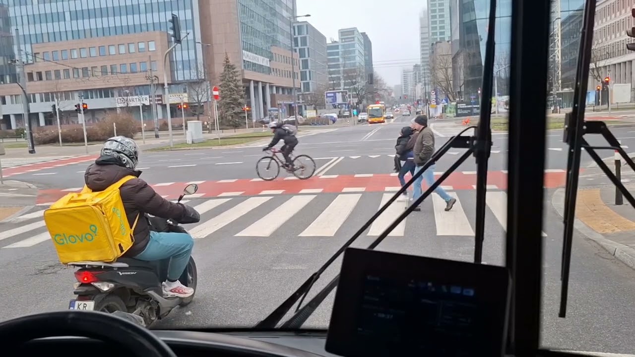 Warszawa - Linia 106 - Autobusem ZTM - Ostroroga - Mariensztat