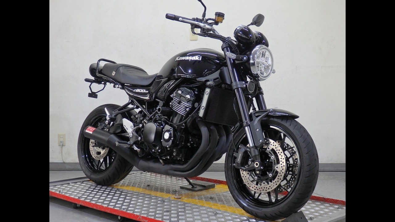 Z900RS/カワサキ ヨシムラ機械曲げマフラー ロングテール エンジン