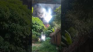 Massive fire incident inside a factory at cepz Chattogram Bangladesh #fire #sad