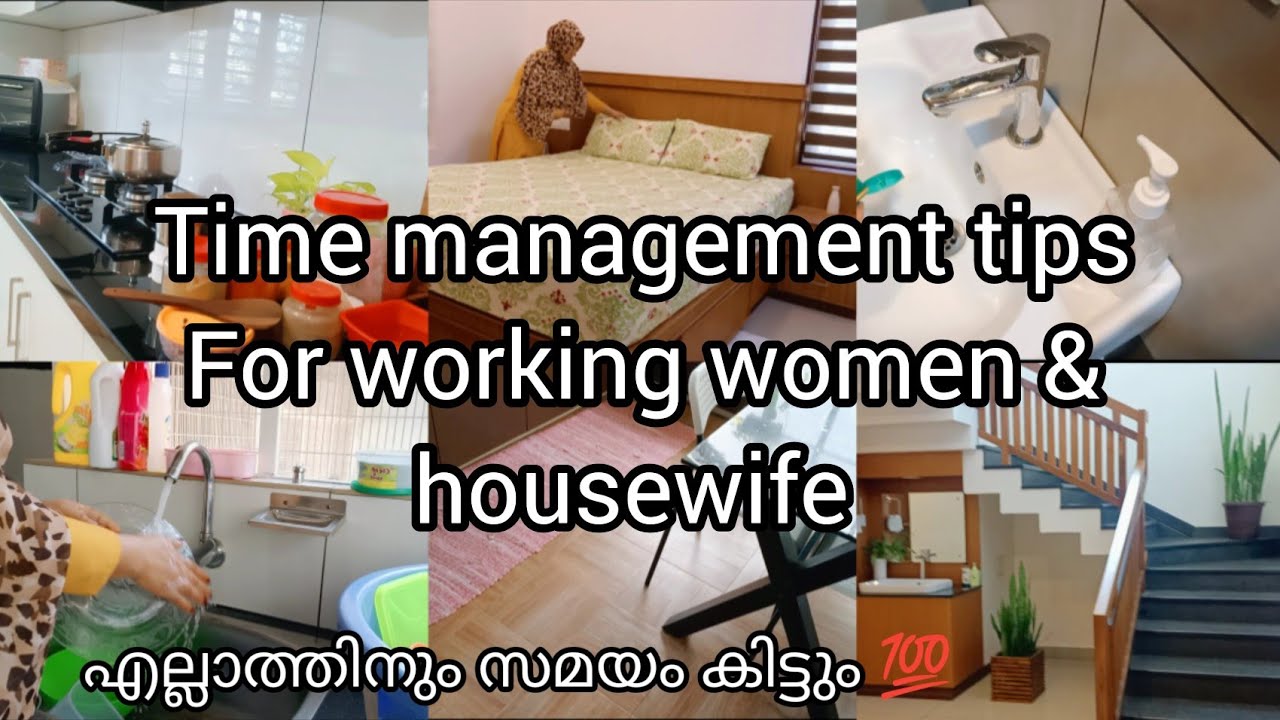 Time management tips for working women, house wife /cleaning motivation