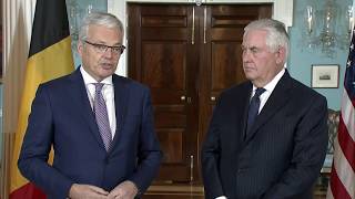 Secretary Tillerson Meets with Belgian Foreign Minister Reynders