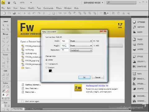 Fireworks CS4 Getting Started