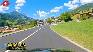4 Hour Scenic Swiss Alps Road Trip in 4K60 - Driving in Switzerland