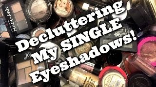 LIVE CHAT: DECLUTTERING My Small Palettes and Single Eyeshadow Collection! | Jen Luvs Reviews