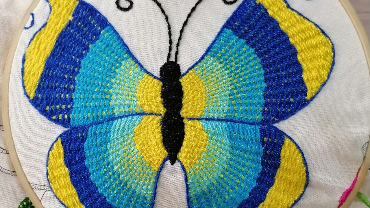 Mariposa Matizada Multicolor, Súper Fácil y Hermosa! 🦋