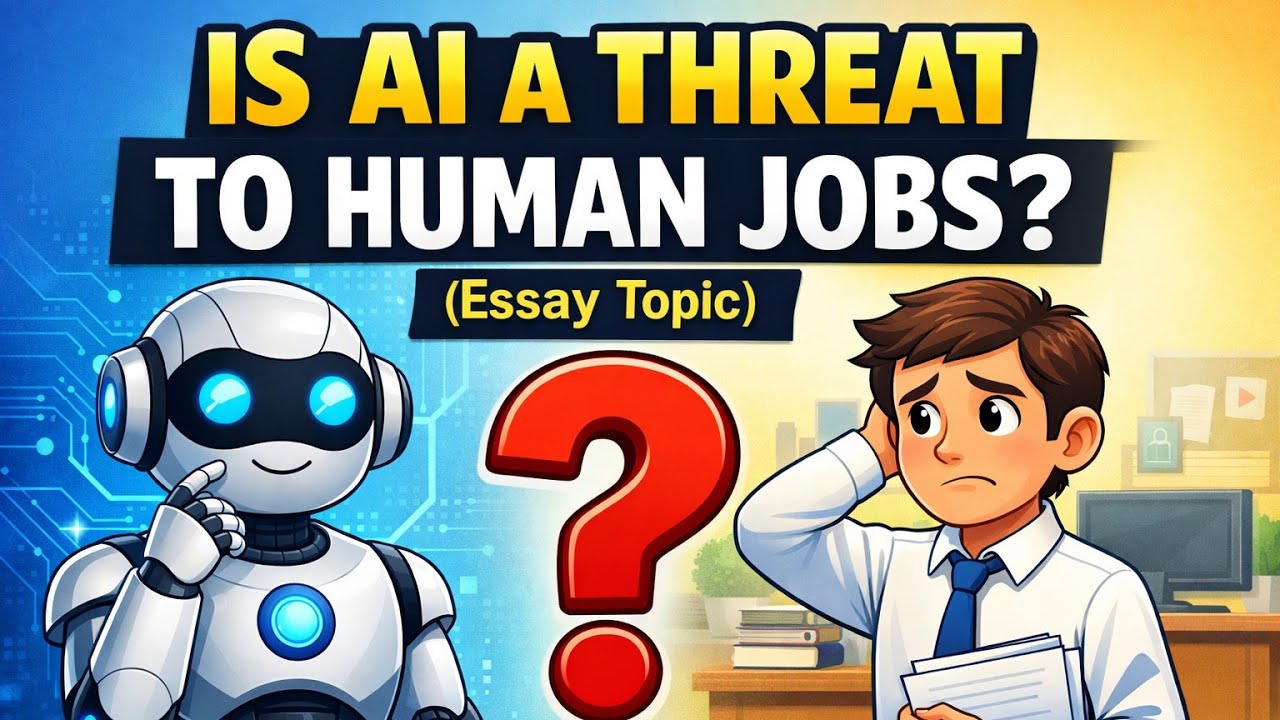 Is AI a Threat to Human Jobs? | Artificial Intelligence and Employment | English Essay Topic