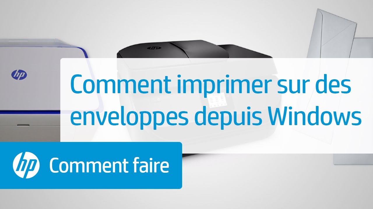 Comment faire une impression sur une enveloppe ?