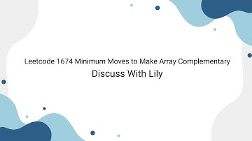 Leetcode 1674 Minimum Moves to Make Array Complementary