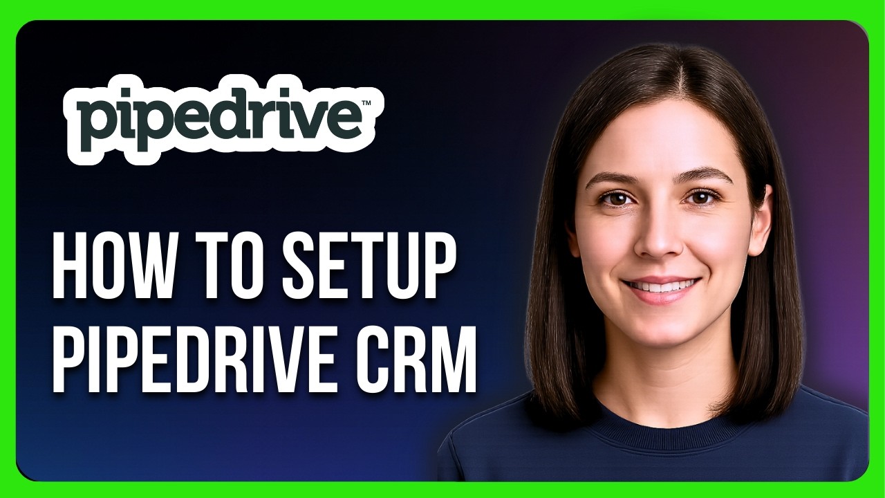 How to Setup Pipedrive CRM - YouTube
