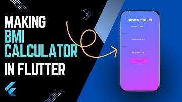 How to Make a BMI Calculator in Flutter | Complete UI + Dart Logic
