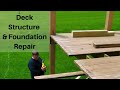 How to Rebuild a Deck | Structure Repair & Fixing Dry Rot (Stoped Deck Collapse) | Part 1 of 3