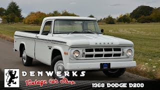 1968 Dodge D200 Camper Special  DENWERKS