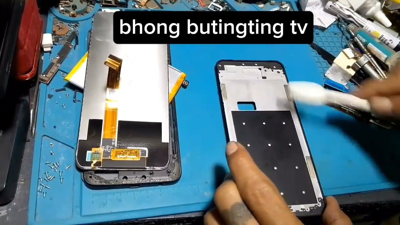 oppo a 15 blinking and double image