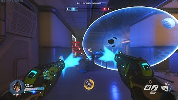 Overwatch CTF: Raptor goes 19 and 2 on Tracer w/ Score Board for kill streak