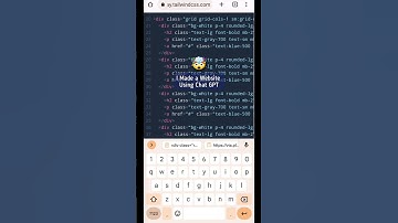I Made this 🔥 Website Using Chat GPT 🤯 | AI Based website development #chatgpt #tailwindcss