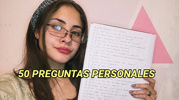 ASMR Otras 50 preguntas PERSONALES