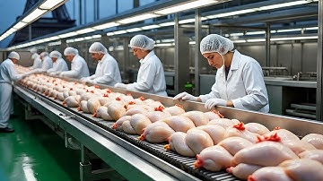  Inside a Modern Laboratory Poultry Production System /Artificial Eggs to Hybrid Chickens/  factrory