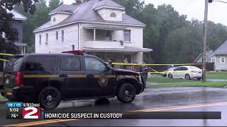 Suspect in custody after homicide in Oneida Castle