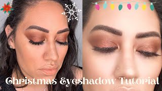 2020 Christmas Inspired Eyeshadow Tutorial | ANASTASIA Jackie Aina Palette (Part 1)