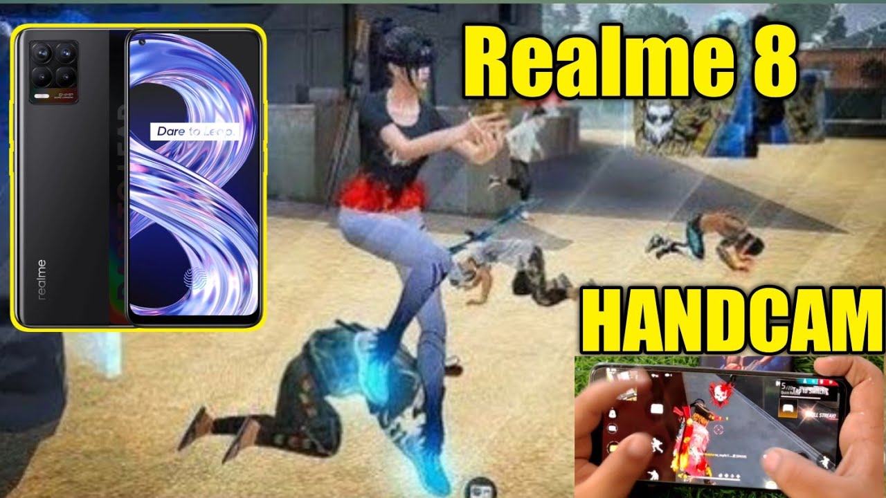 Realme 8 free fire gameplay and 2 finger gameplay, little Fan made this video 