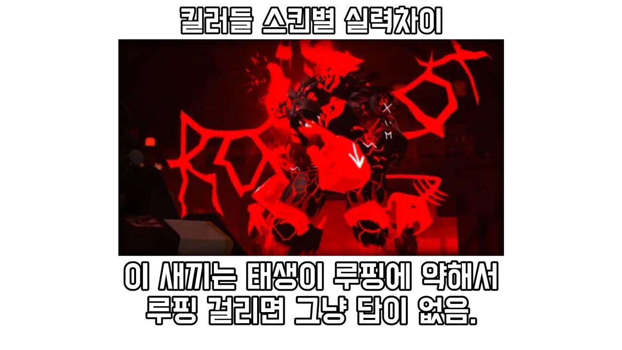 Guest666 Различия в навыках между отдельными скинами (6) [Отверженные]