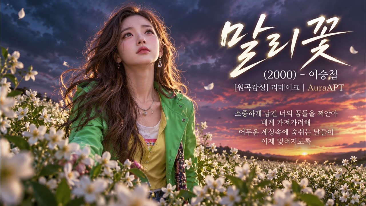 말리꽃 (2000) - 이승철｜가슴을 울리는 명곡 [원곡감성] 여자보컬 리메이크｜AuraAPT