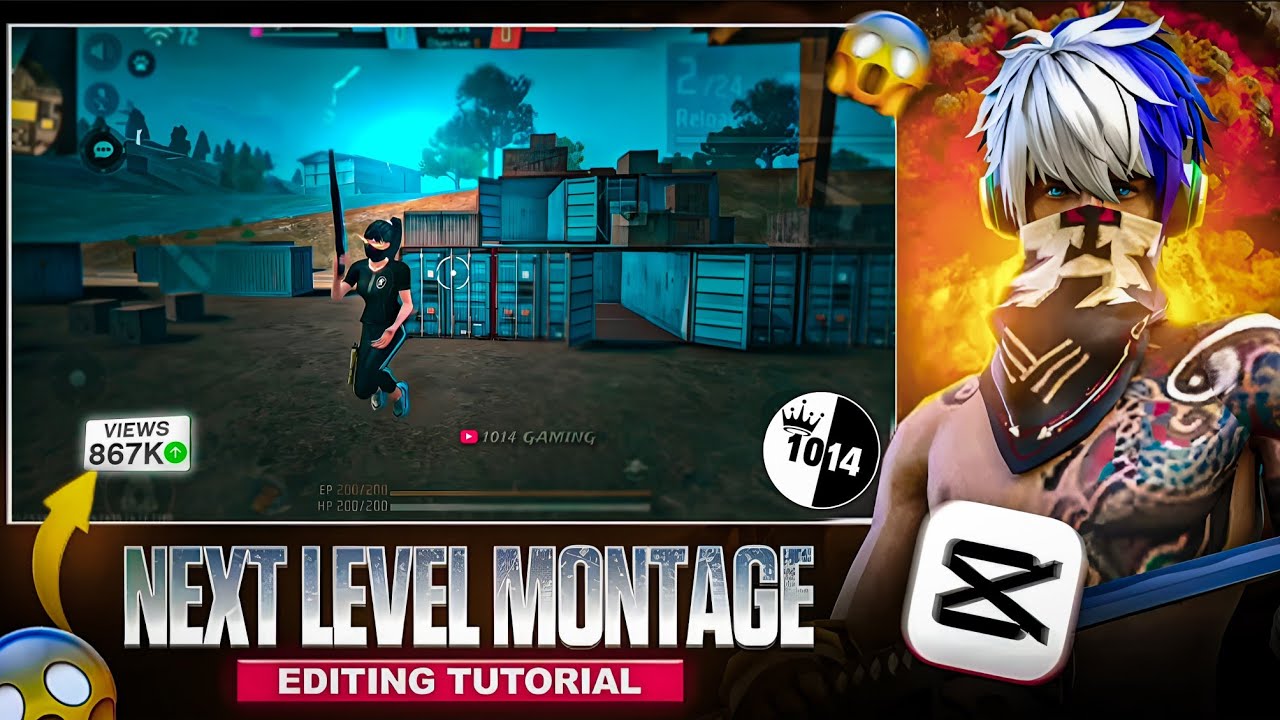 Next Level Montage Editing Tutorial In Capcut 🤯 Free Fire Montage Video ...