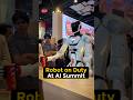 Robot On Duty At AI Summit 2026: AI Summit 2026 #aiimpact #aisummit #aisummit2026 #aiimpactsummit