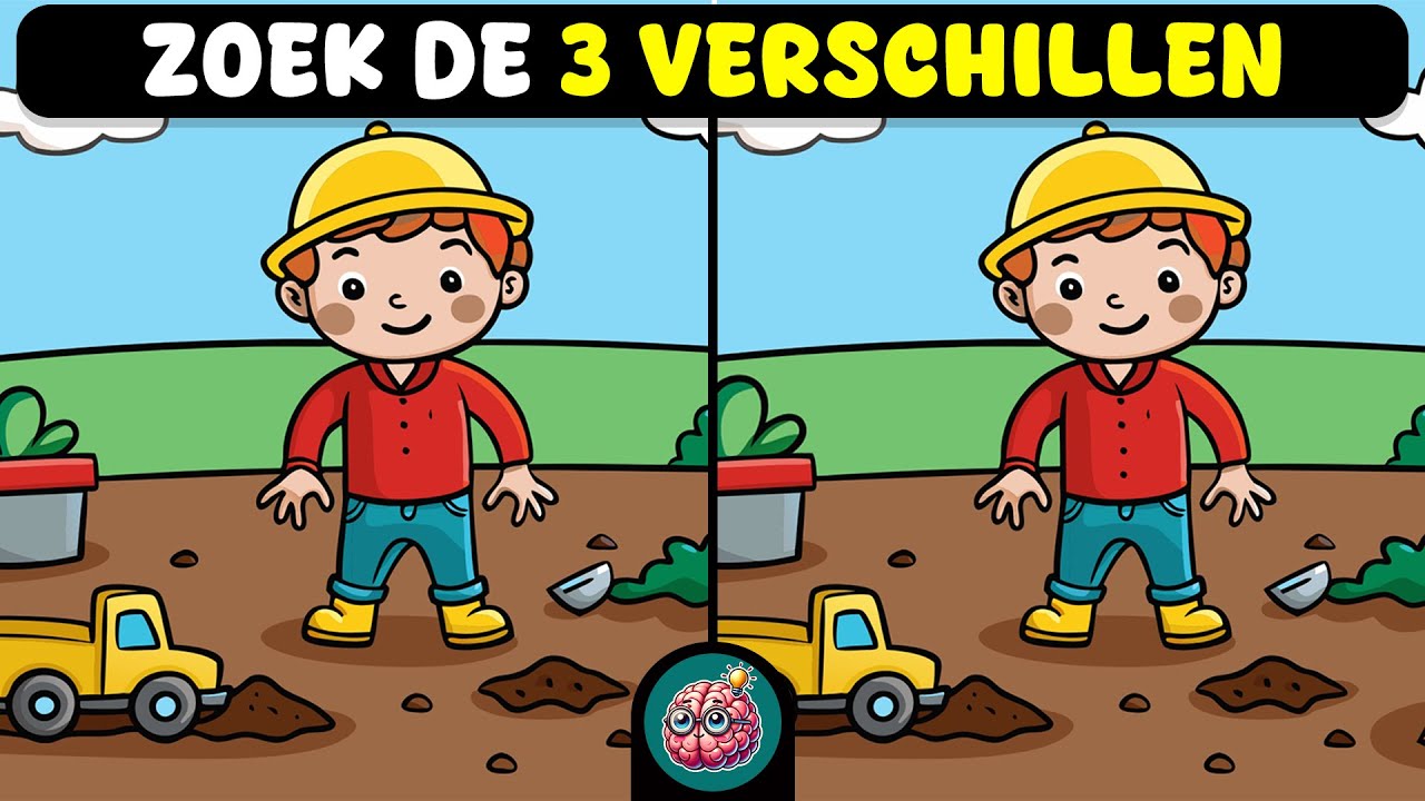 🧠🧩 Zoek de 3 verschillen | Vind de Verborgen Details 🧩🧠 | Brein Trucjes