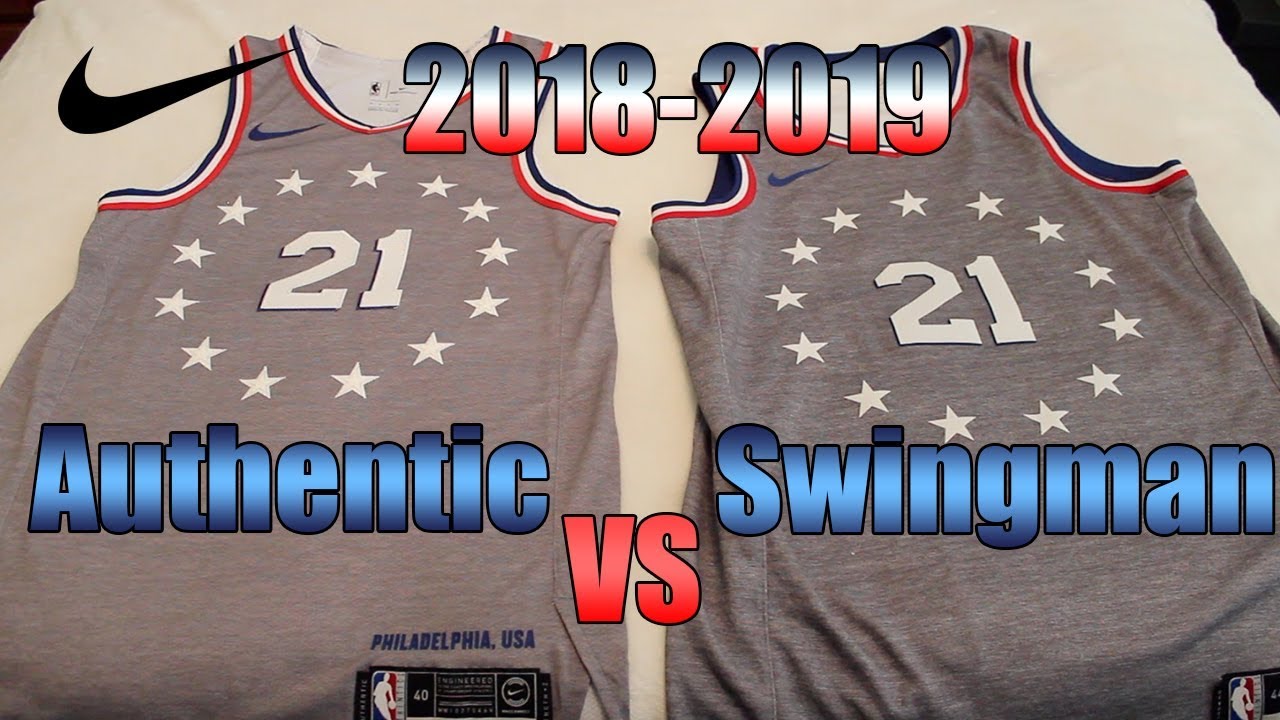 2018-19 Nike NBA Jersey Comparison Authentic vs Swingman 